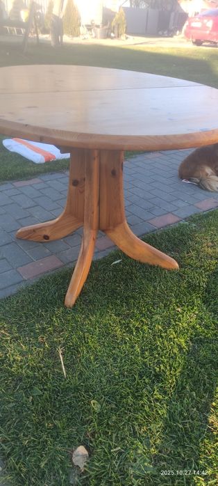 Stół sosnowy rozkładany