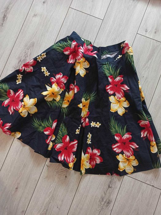 Spódnica Damska kwiaty XL