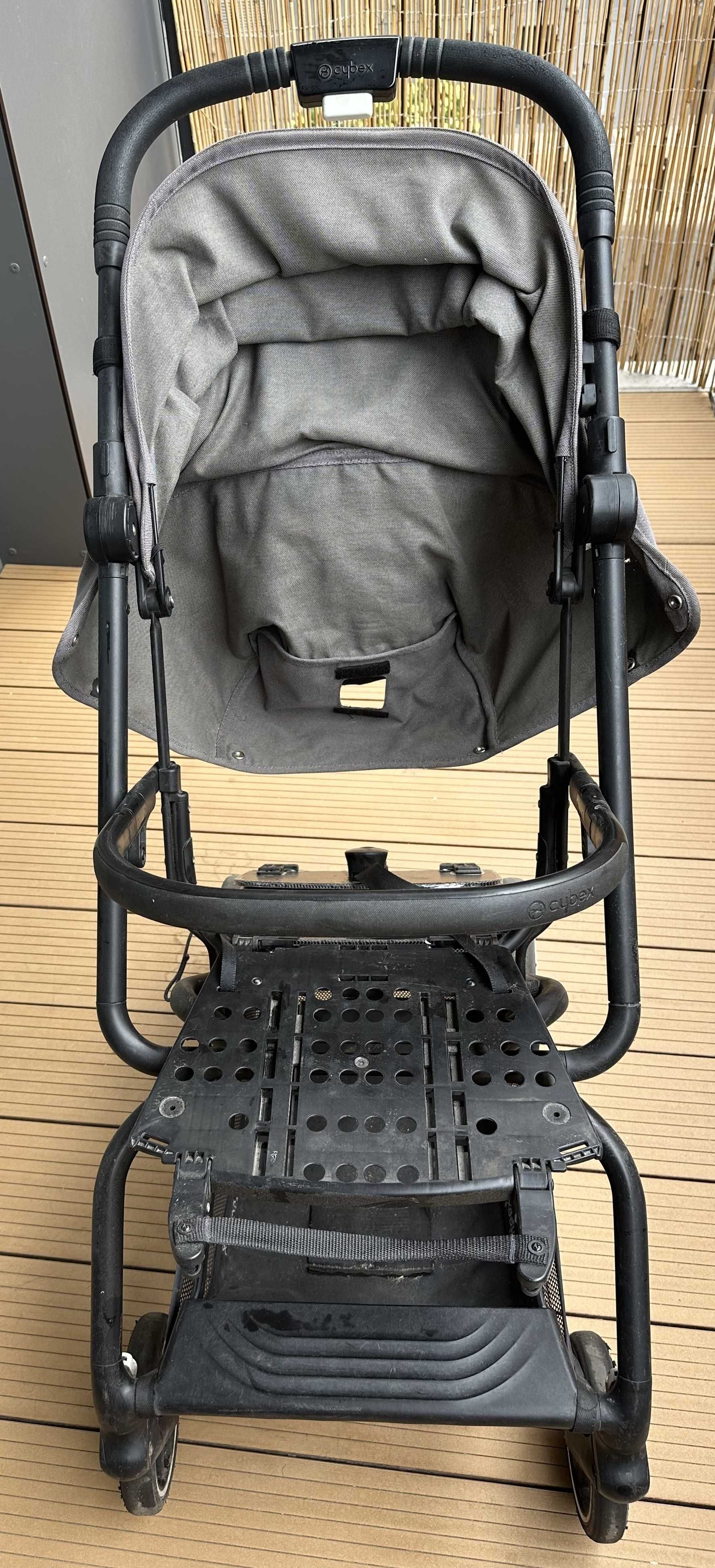 CYBEX EEZY S PLUS+ 2 Wózek + Śpiworek + Osłona przeciwdeszczowa