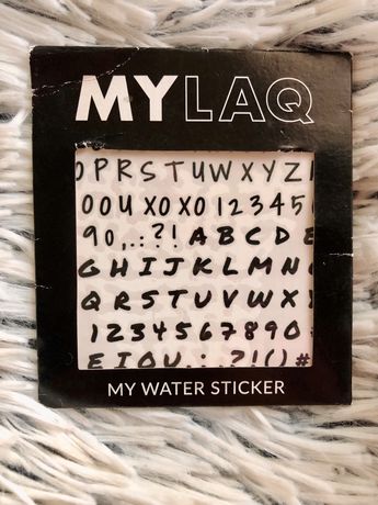 Naklejki na paznokcie litery My Alphabet Sticker