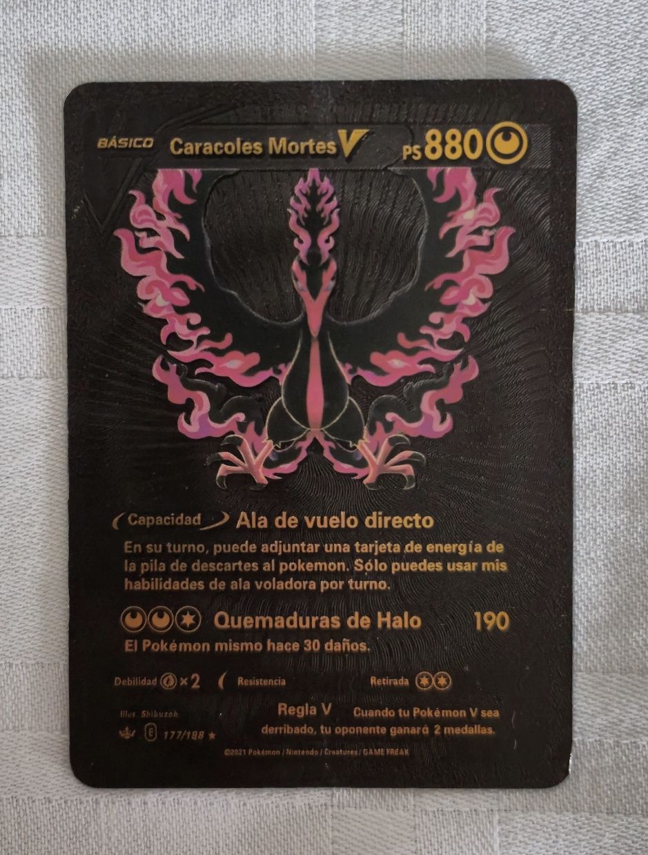 Cartas Pokémon Pretas
