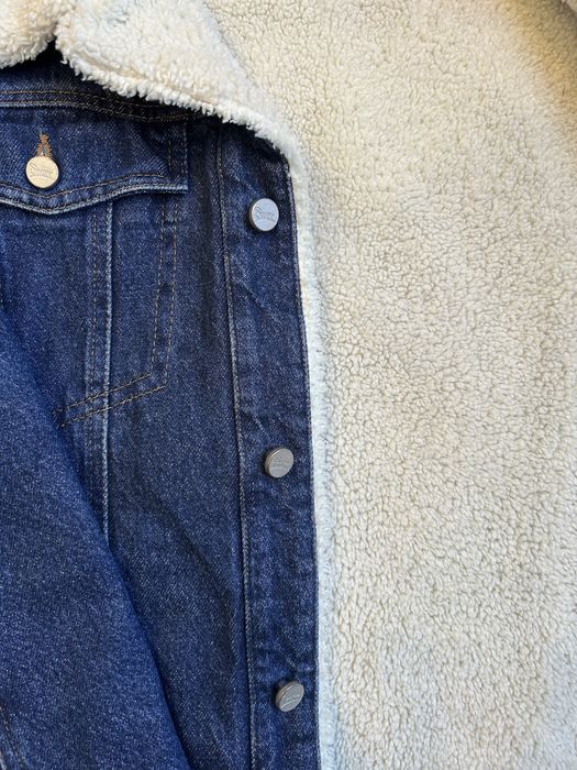 Чоловіча джинсова куртка з хутром Staff