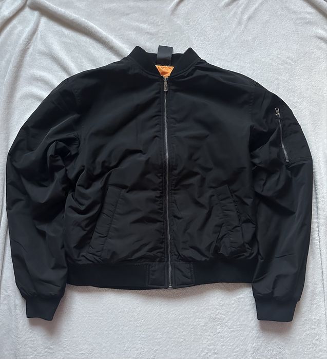 куртка бомбер черный теплый