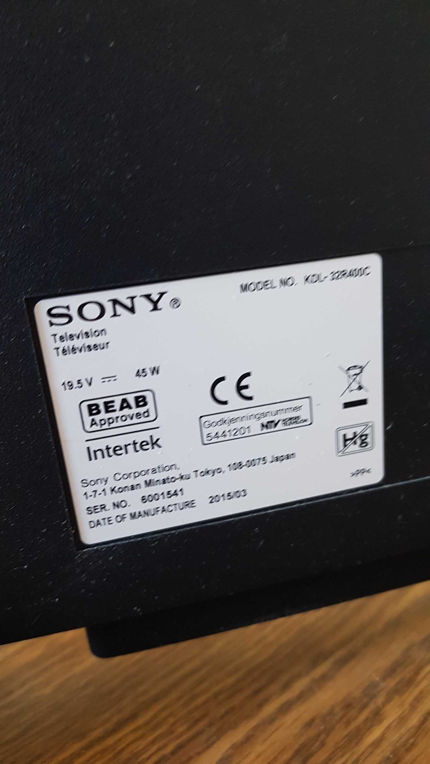 Telewizor SONY  2015 32 Cale