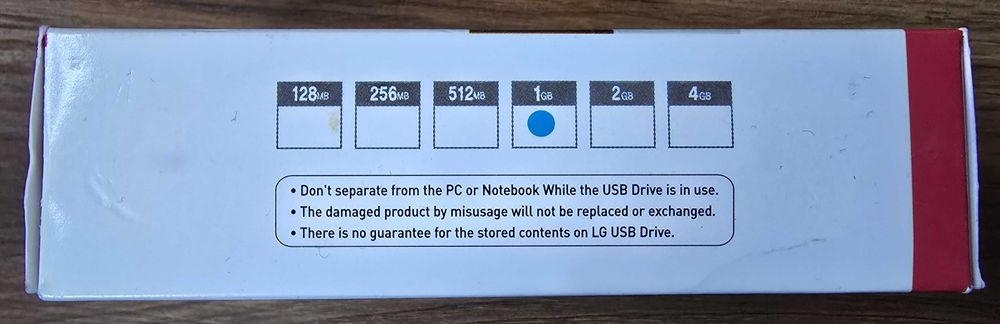 Elegancki pendrive firmy LG z 2007 roku