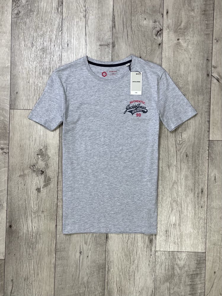 Jack & Jones футболка S размер спортивная серая оригинал
