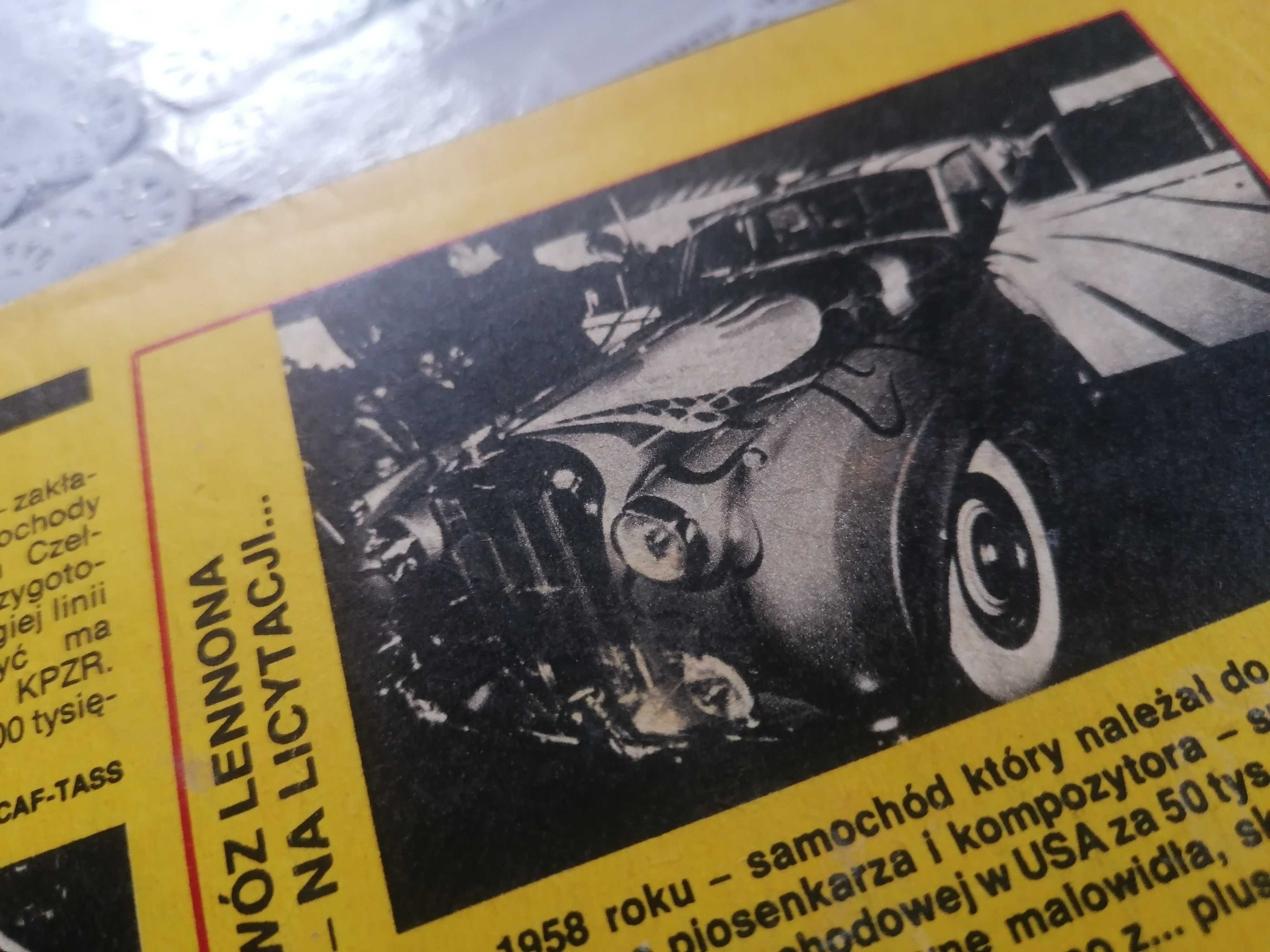 Gazeta MOTOR 1981 nr 8 MIKRUS  RAJD Fiat 125p PRL antyk klasyk