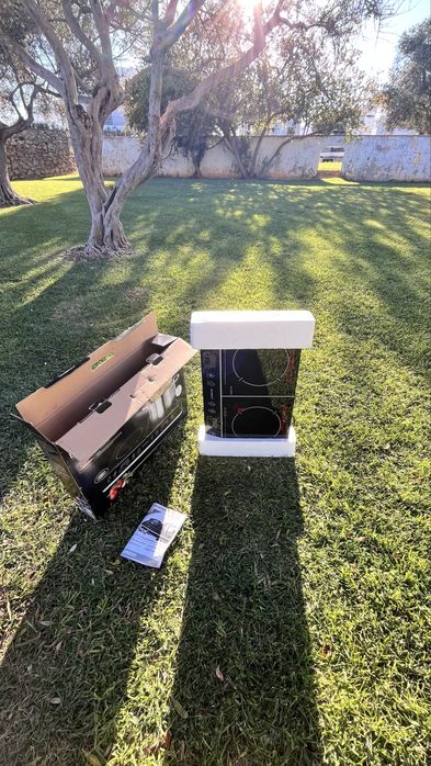 Placa de inducao dupla portatil