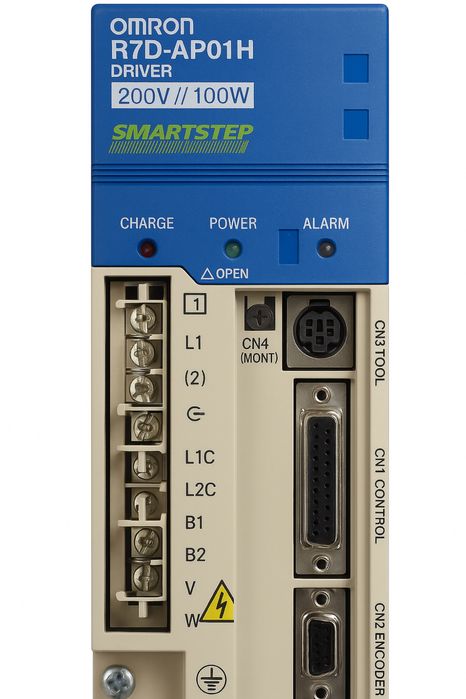 Omron R7D-AP01H – serwonapęd 200 V / 100 W, SmartStep, sprawny