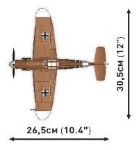 Klocki Cobi 5761 Samolot Messerschmitt Bf 109 Gustav Hc Ww2 350 El.
