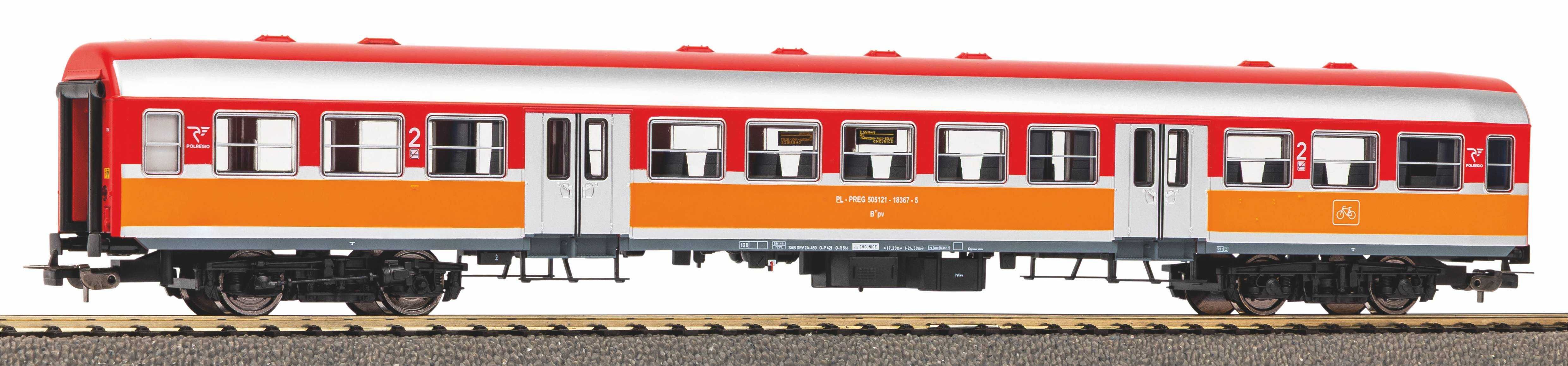 PIKO H0 (96665) - Wagon osobowy 120A Polregio Ep. VI