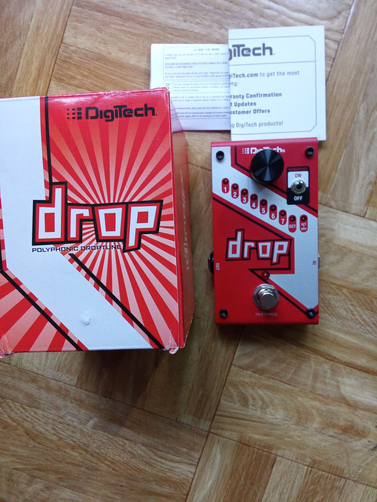 Digitech Drop do obniżania stroju instrumentu , bez zasilacza