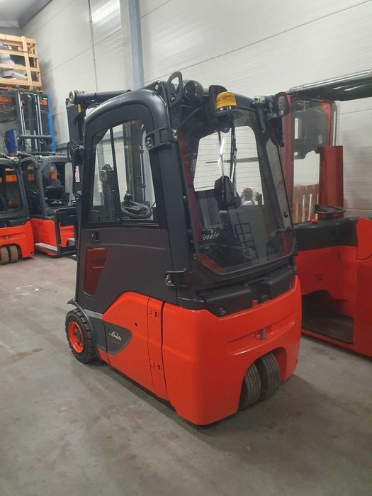 Wózek widłowy Linde E16C 2016r Kabina Duplex wolny skok E14 E18 E20