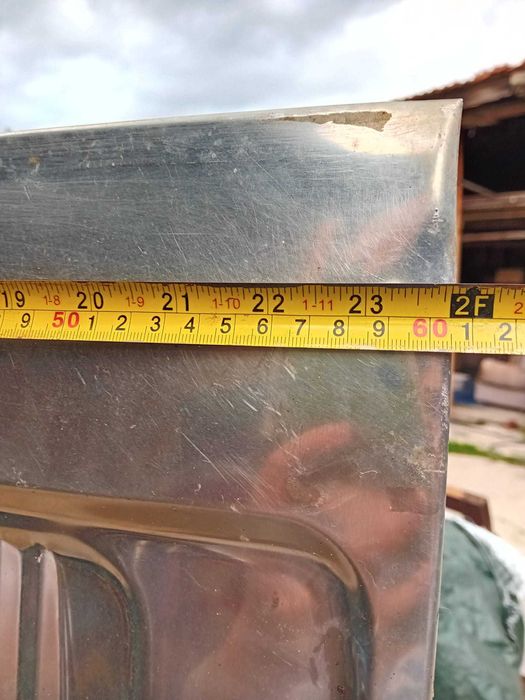 Lava-loiça em inox – 2 bacias | 150x60cm