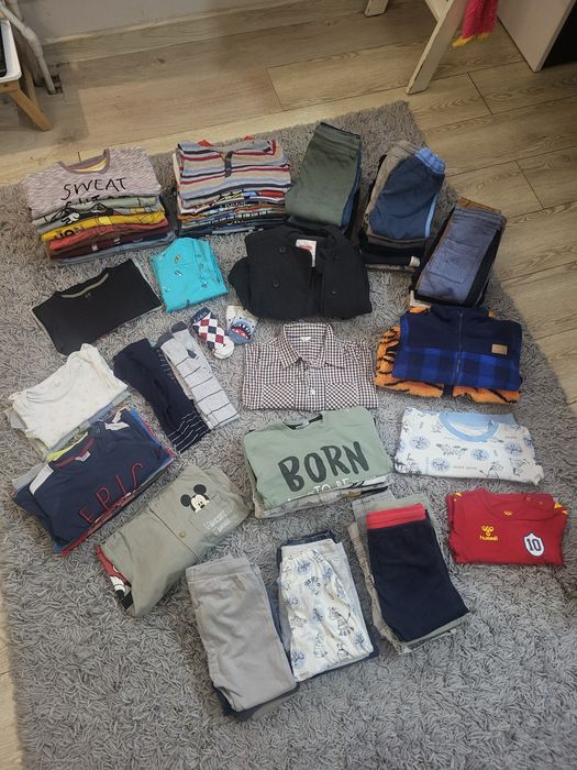 Ogromna paczka ubrań dla chłopca rozm 98 89 sztuk