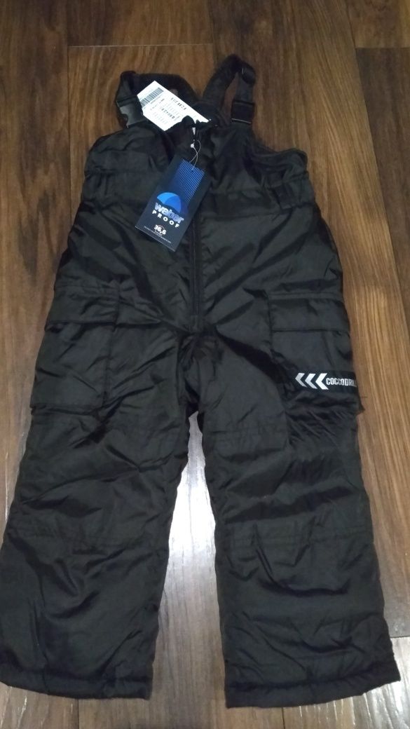 Nowe spodnie narciarskie zimowe na 2 latka,  r. 92,  coccodrillo