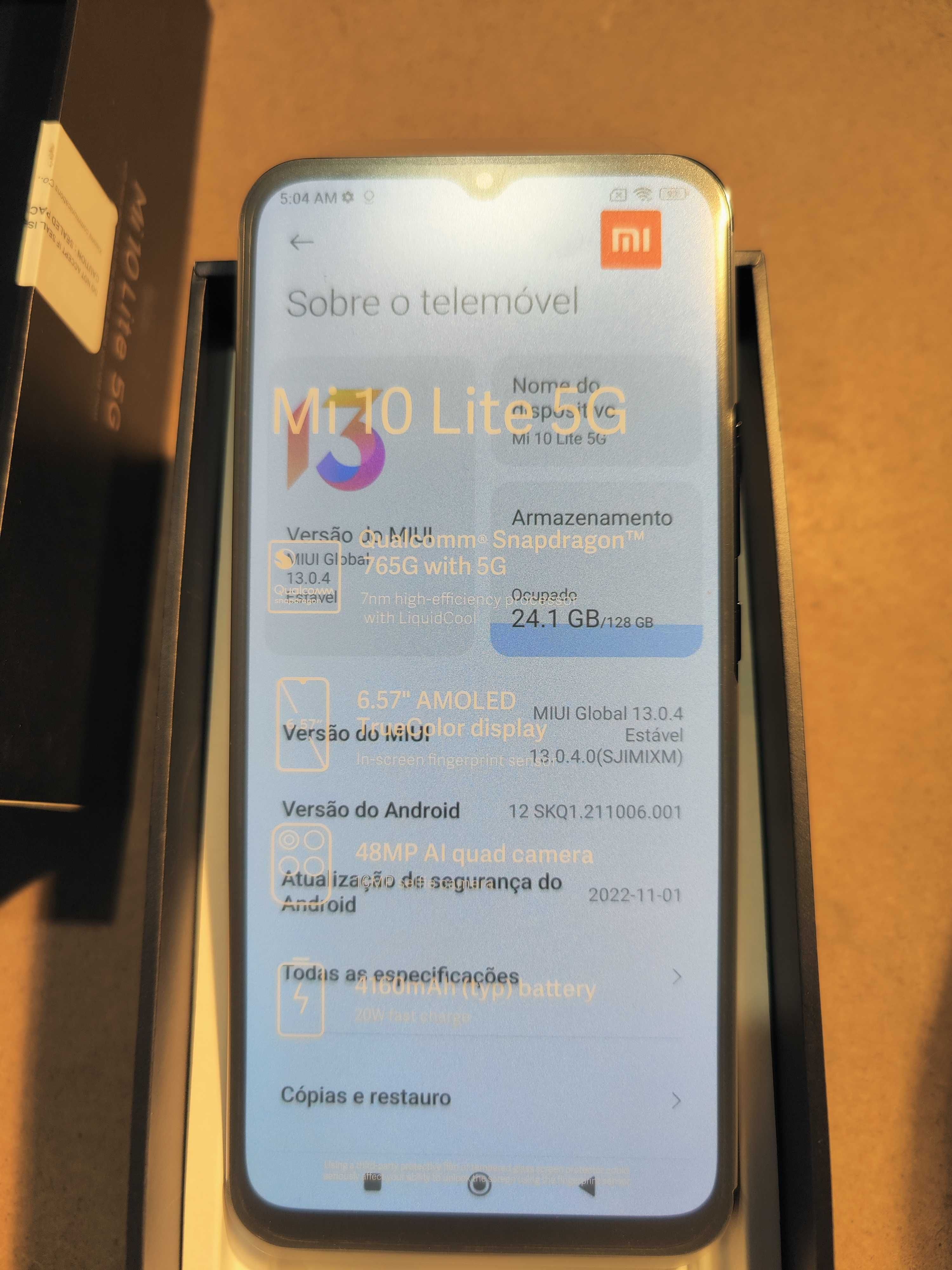 Xiaomi Mi 10 Lite 5G C/Novo