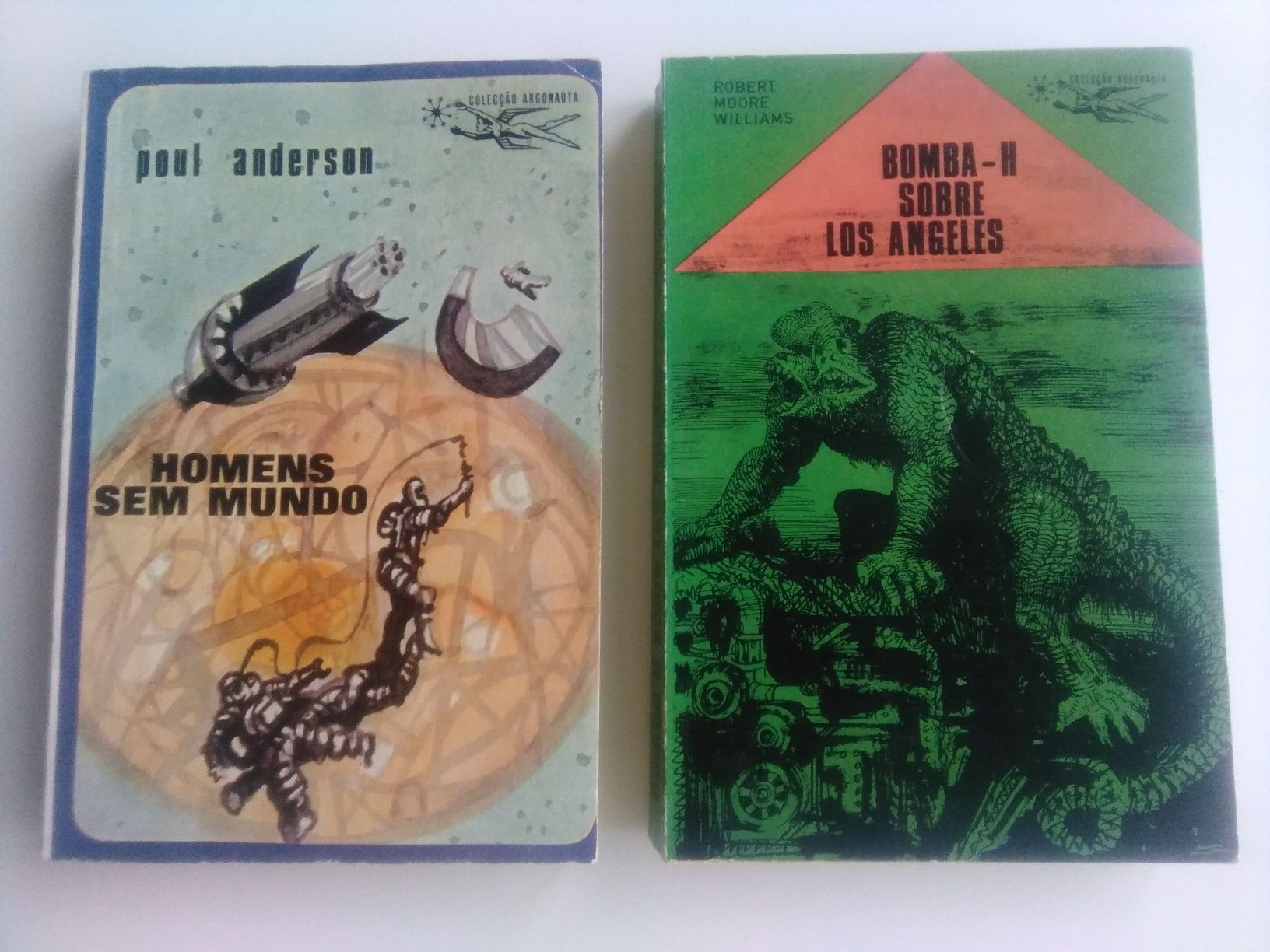 Livros ficção científica. Heinlein, Anderson, Silverberg, Laumer