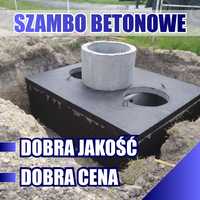 Zbiornik betonowy na deszczówkę Szambo betonowe Szamba PRODUCENT