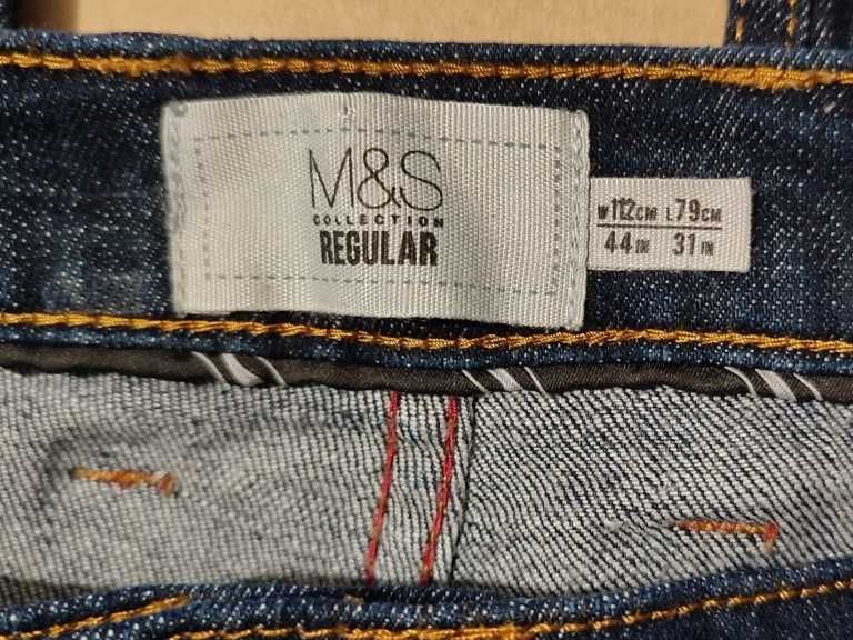 spodnie jeans MARKS SPENCER W44 L31 pas 110 112 – 114 - 116 117 j NOWE