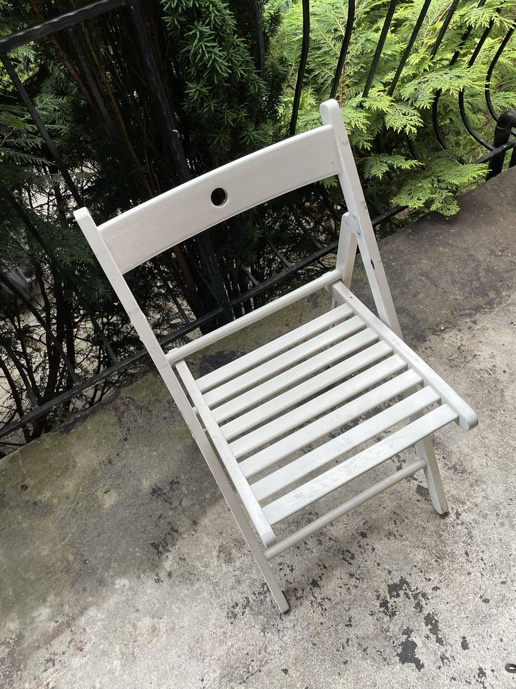 Ikea FROSVI - skladane drewniane krzesła ogrodowe