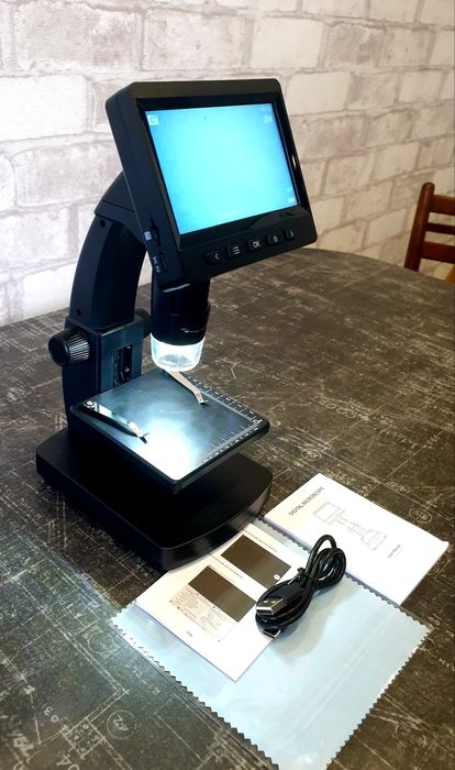 Мікроскоп цифровий (микроскоп) 4.3 дюйма, підключається до комп'ютера.