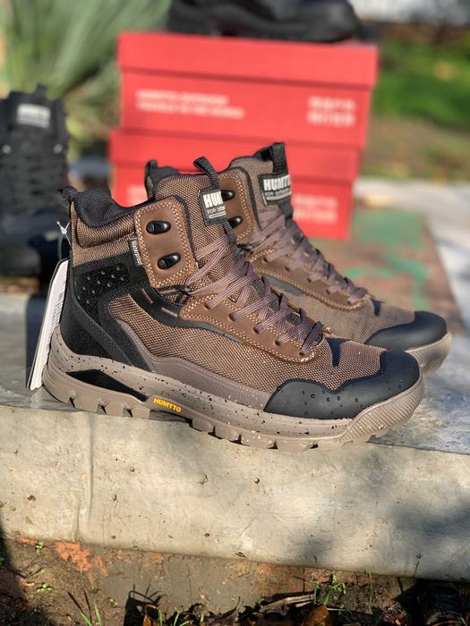 Зимові чоловічі черевики Humtto термо 41-46 коричневі водонепроникні