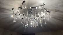 Lampa sufitowa glamour