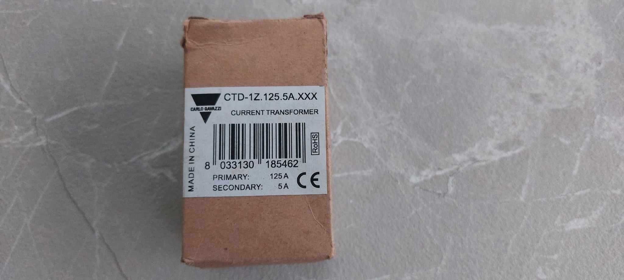 Przekładnik prądowy 125/5A 2,5VA kl.1 na kabel fi22 CTD1Z1255AXXX