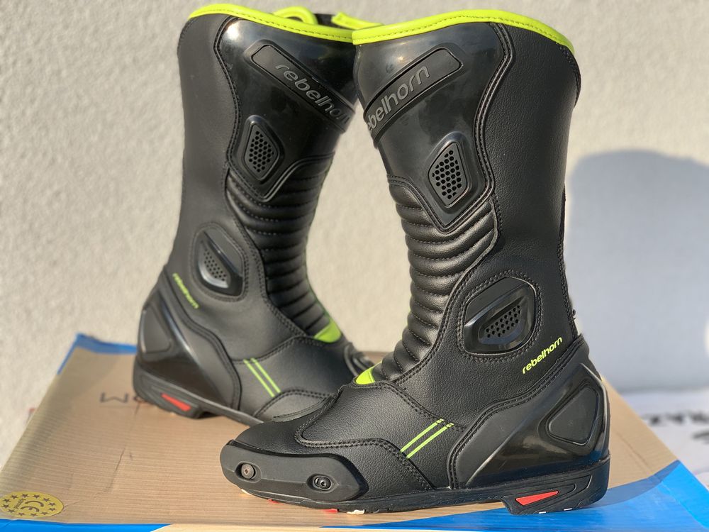 Buty motocyklowe rebelhorn Trip ST rozmiar 36 Fluo zolty, NOWE! Okazja