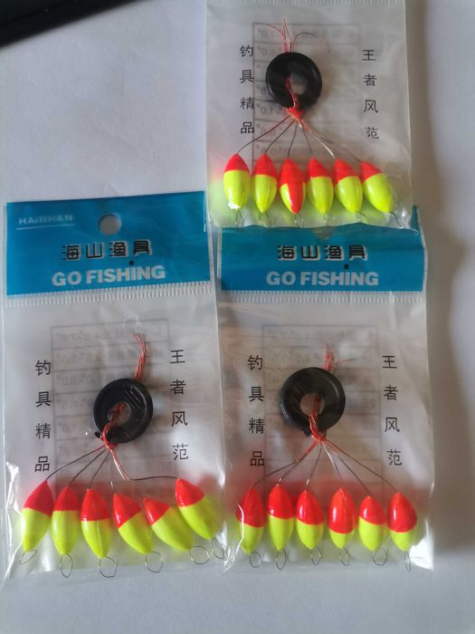 Flutuadores e Stoppers fio pesca (material pesca)