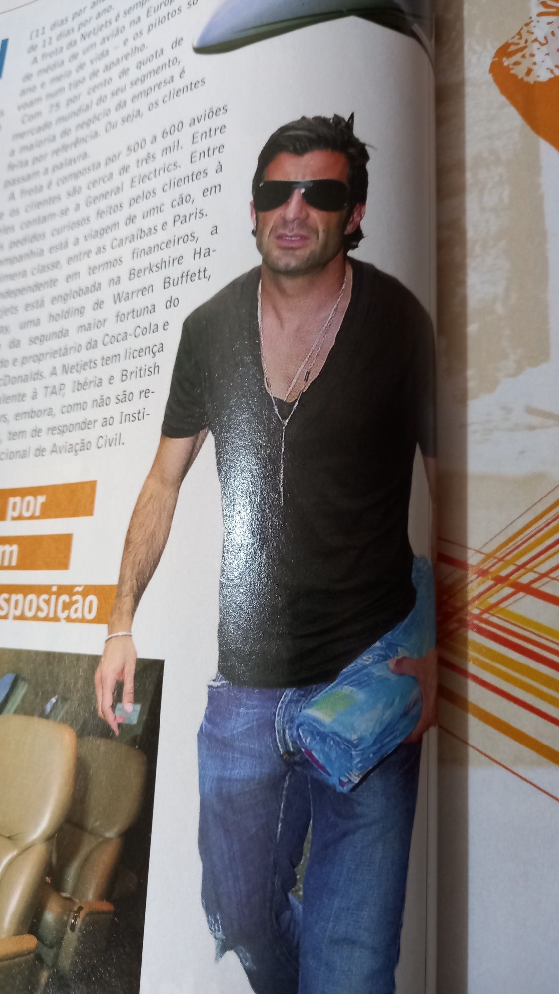 Rita Egídio na revista "J" n° 1 de 2006