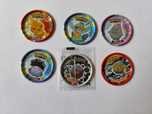 Zestaw 4 sztuk Pokemon Metal Tazo Advanced i 2 sztuk Metal Tazo set1