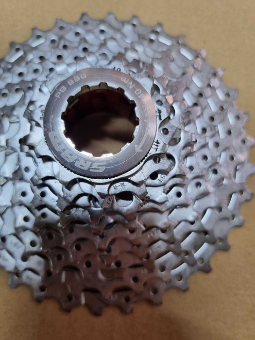 Kaseta Sram PG990 9s plus łańcuch