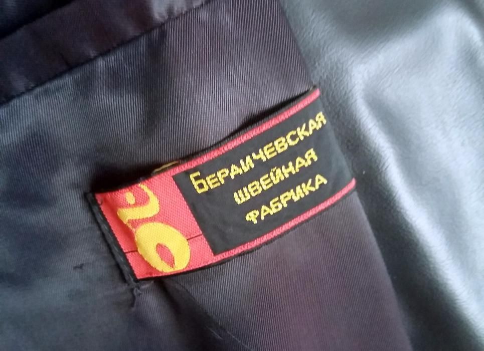Новый мужской плащ, пальто, кожзам, полупальто Бердичевской фабрики