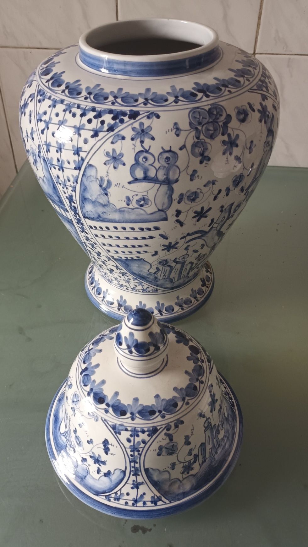 Pote Porcelana Portuguesa Anos 70