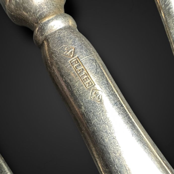 Sztućce platerowane WSW plater wzór poznański art deco b5/07198