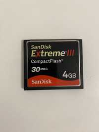 Карта памяті compact flash 4gb sandisk