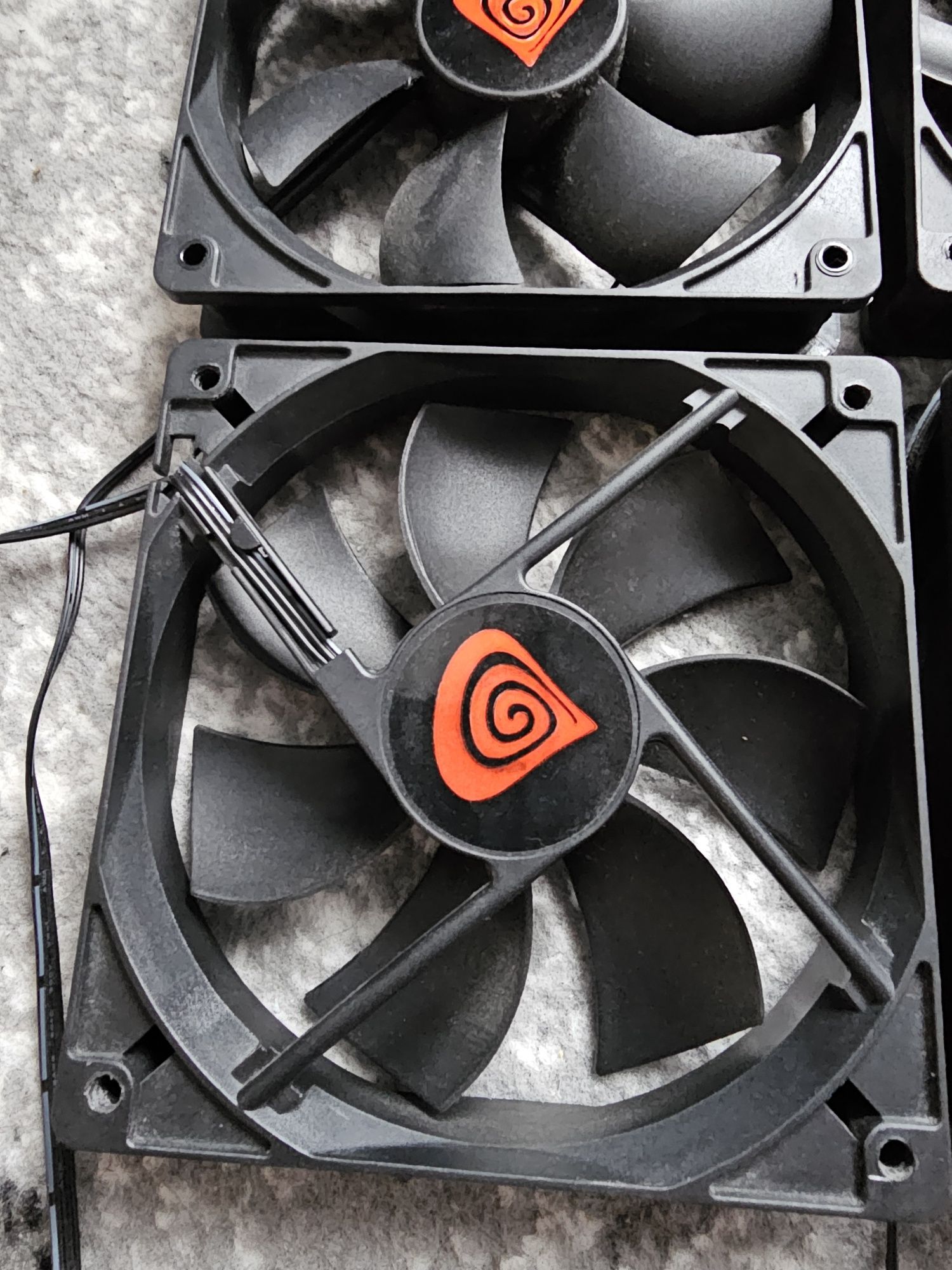 2x FAN wentylator 120mm PC Genesis 3Pin do komputer PC chłodzenie