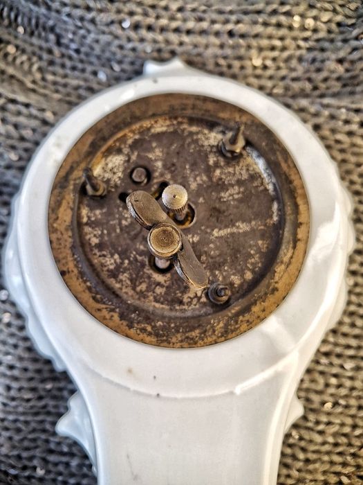 Zegar porcelanowy, antyk, rarytas, XIX wiek