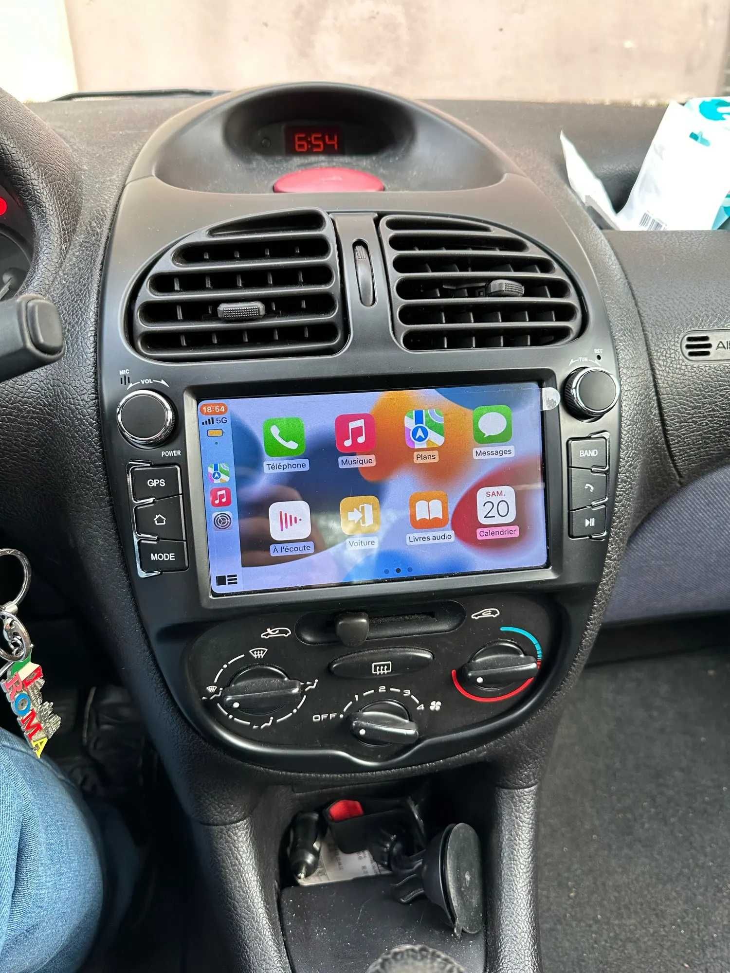 Radio Android 12 Peugeot 206 wifi bluetooth gps