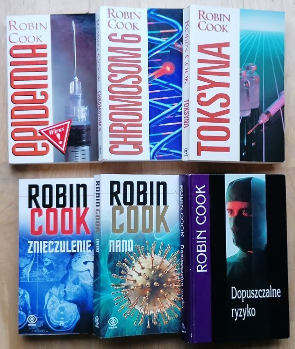 "Dopuszczalne ryzyko" Robin Cook książka thriller medyczny