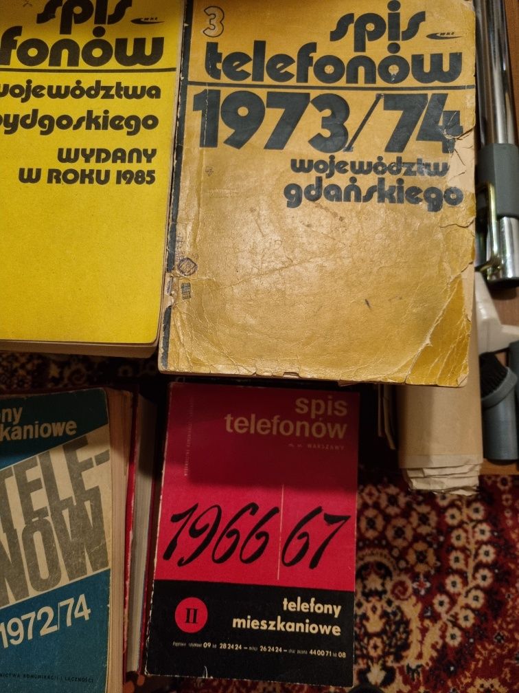 Książki telefoniczne 20szt.