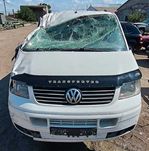 Кузов VW Transporter T5 2006 белый 1.9. Разборка VW T5