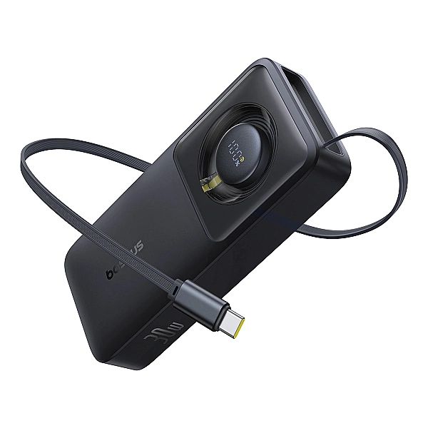 Powerbank Baseus Free2Pull 10000mAh 30W z portem USB-C i rozwijanym ka