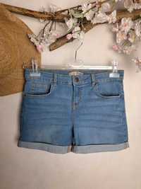 Krótkie spodenki szorty jeansowe damskie na lato niebieskie 38 10 M