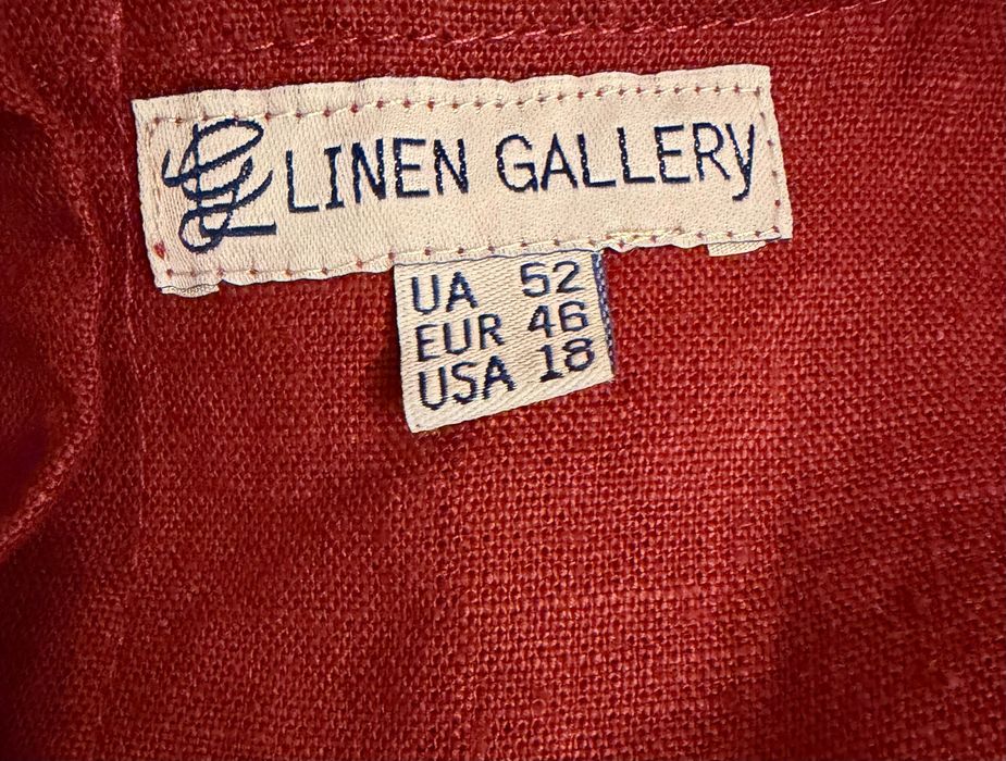 Плаття. Льон . З вишивкою.