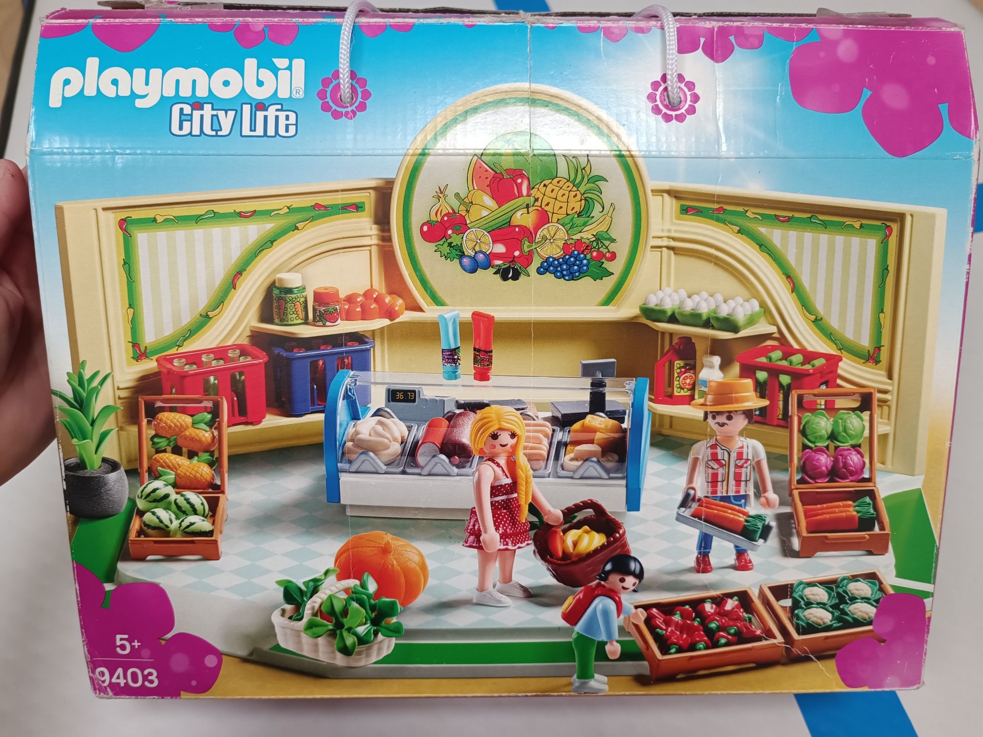 Playmobil sklep ze zdrową żywnością kompletny 9403