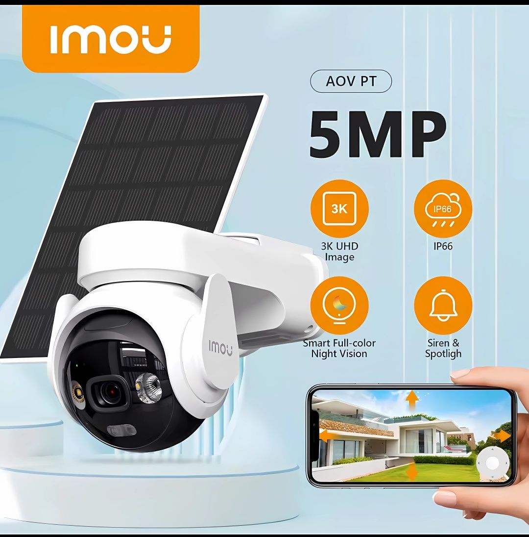 Автономна камера IМOU AOV PT 4G + Wi-Fi KIT2 5 MP