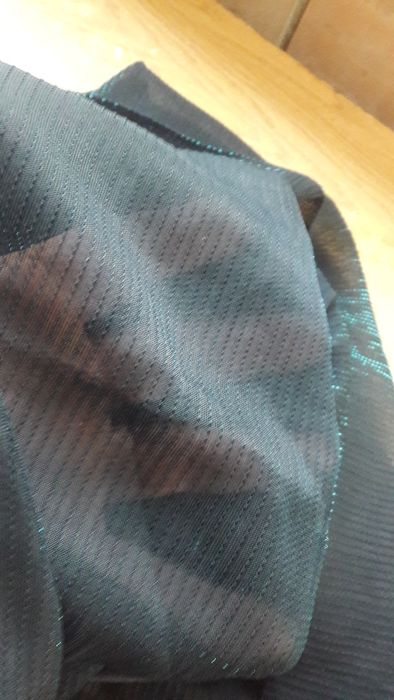 Ткань хб Чулок черная люрекс ретро танцев